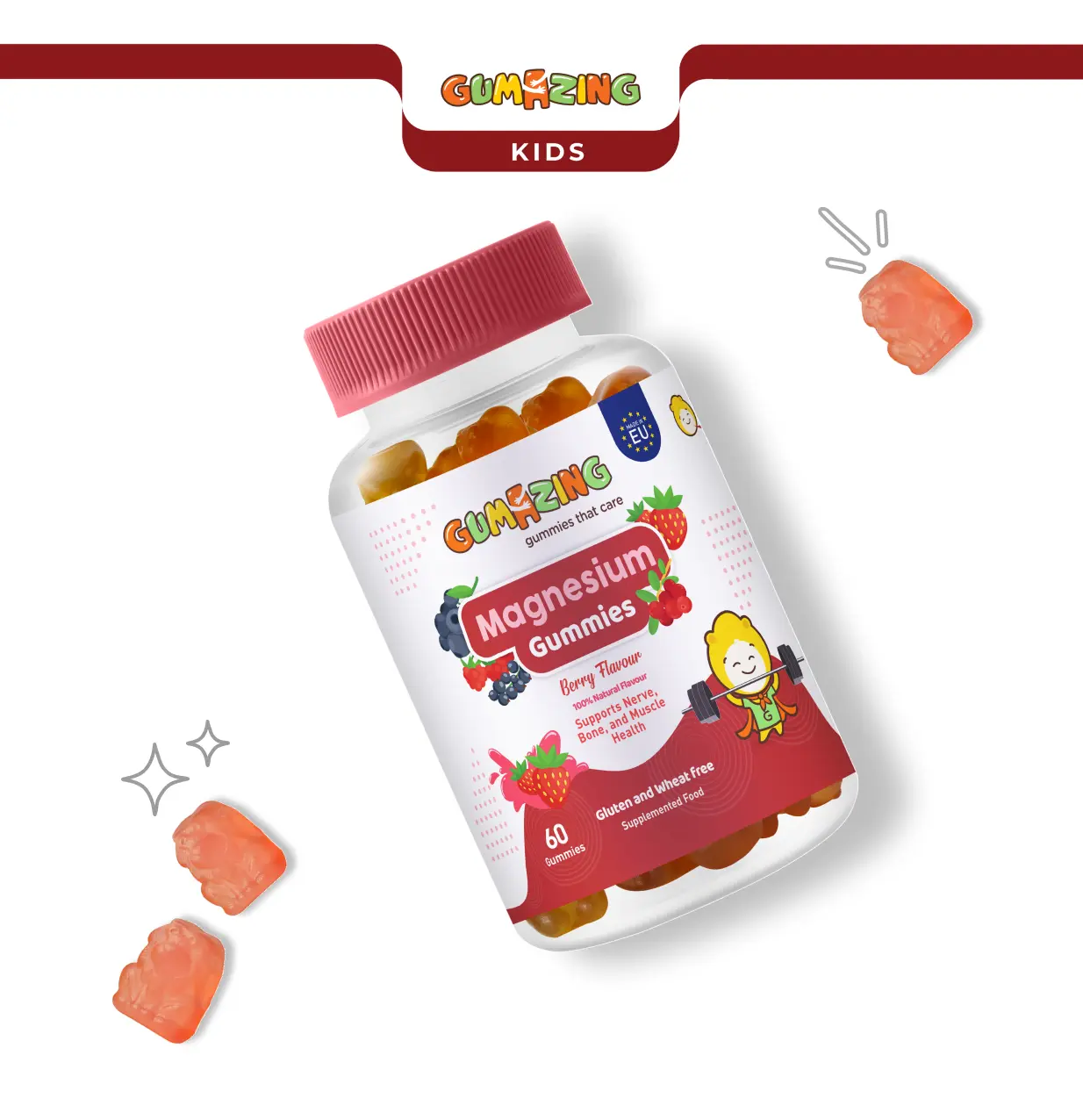 Magnesium Gummies | Gumaizng gummis to support nerve, bone & muscle health -B2B Begumazing