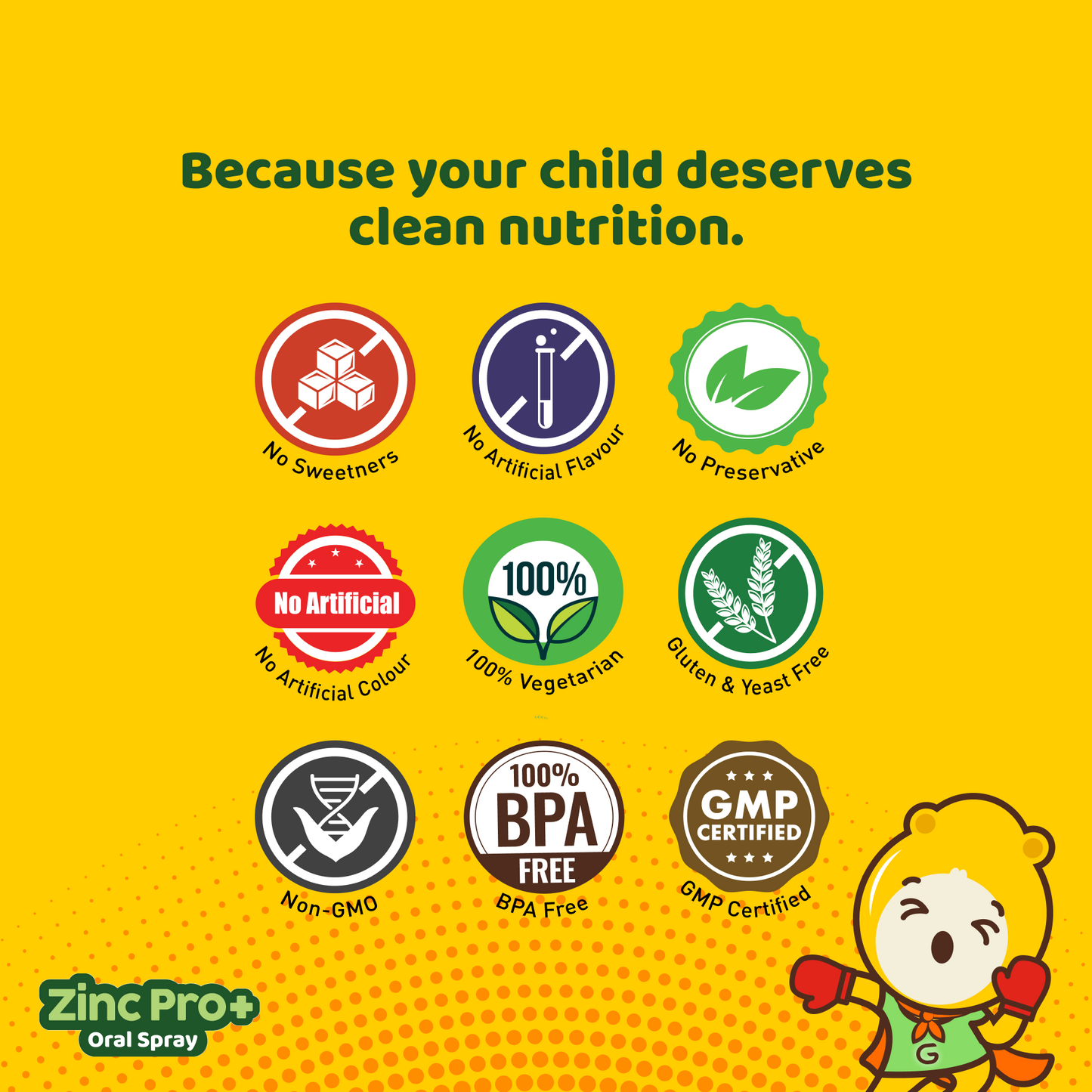 Gumazing ZincPro Oral Spray for Kids | Strawberry Flavor