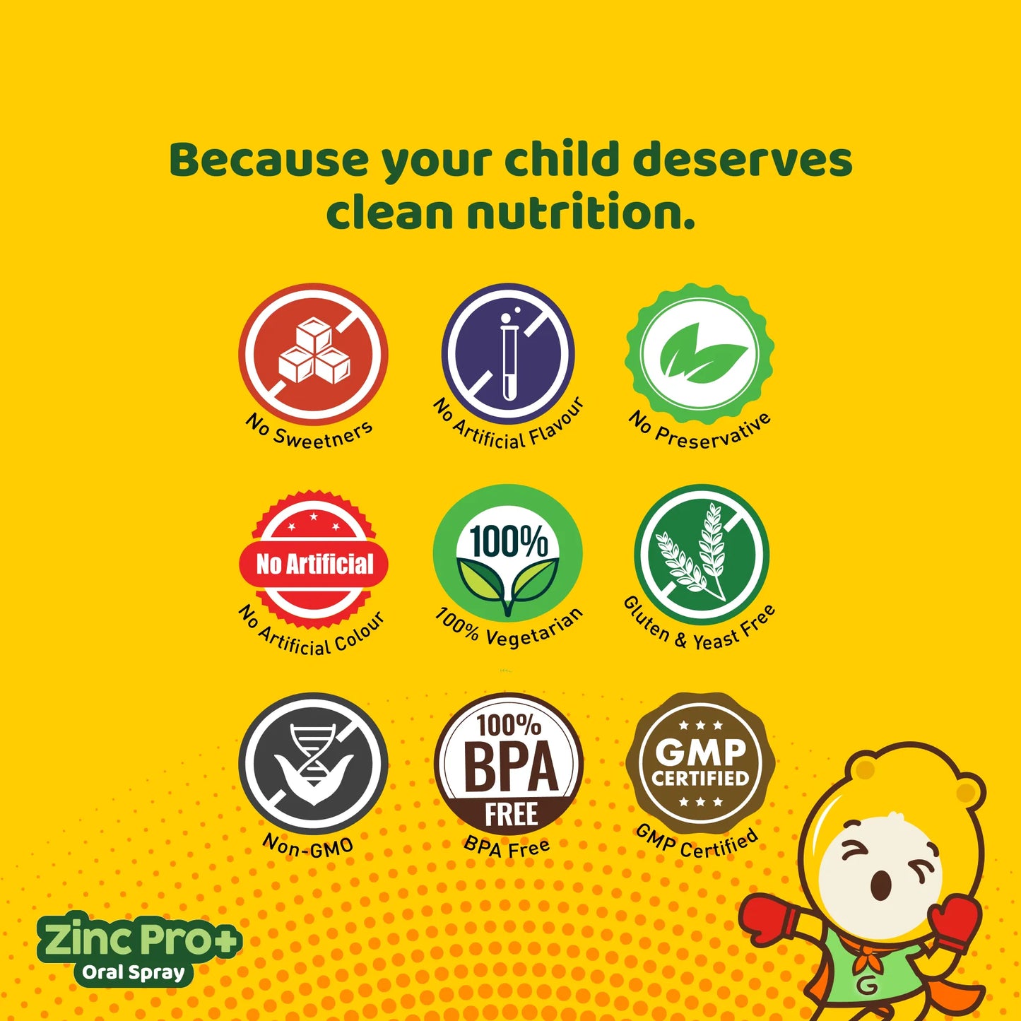 ZincPro+ Oral Spray Clean Nutrition