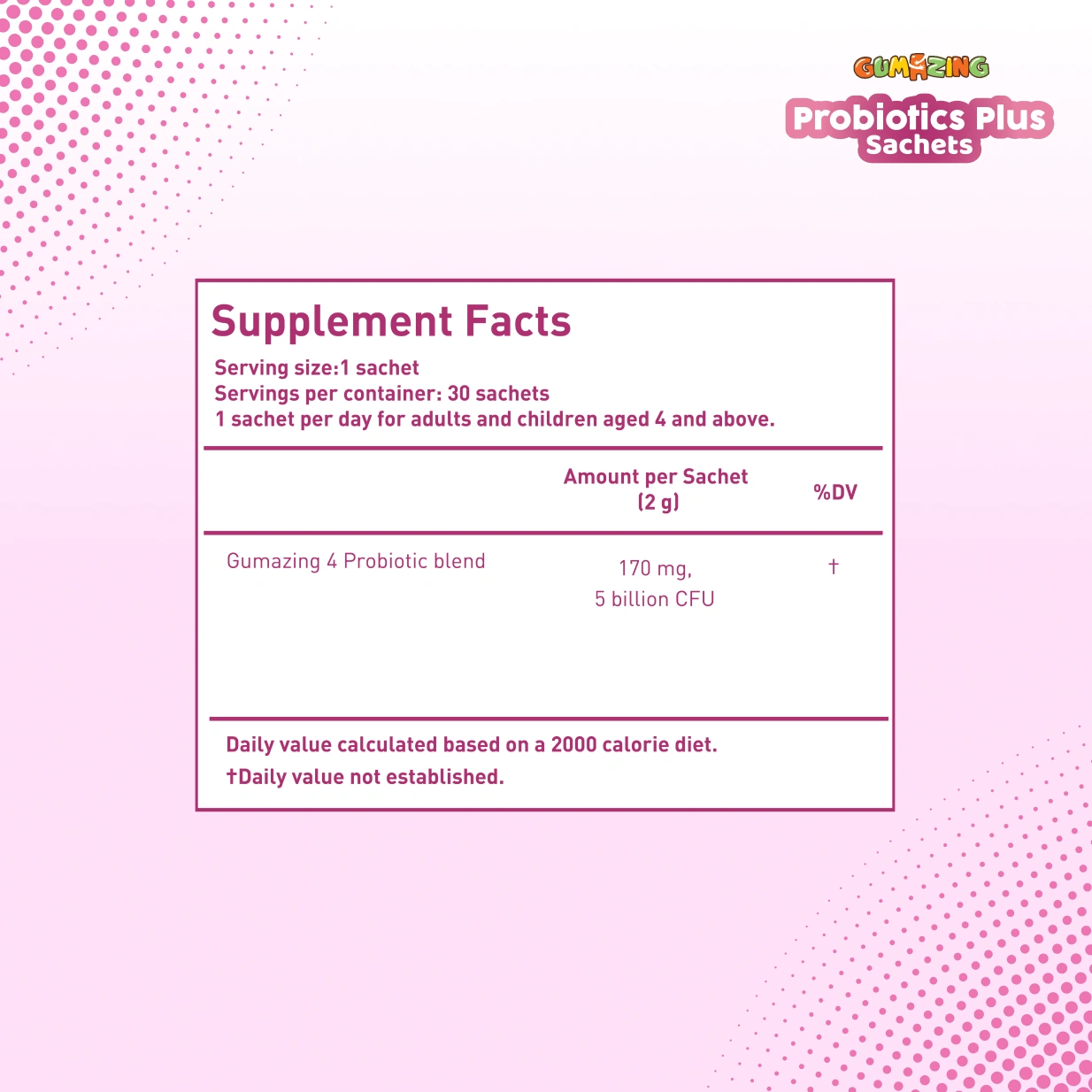 <tc>Gumazing</tc> Bán sỉ gói Probiotics Plus - B2B