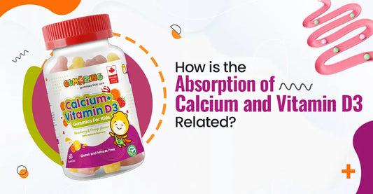 absorption of calcium and vitamin D3 related