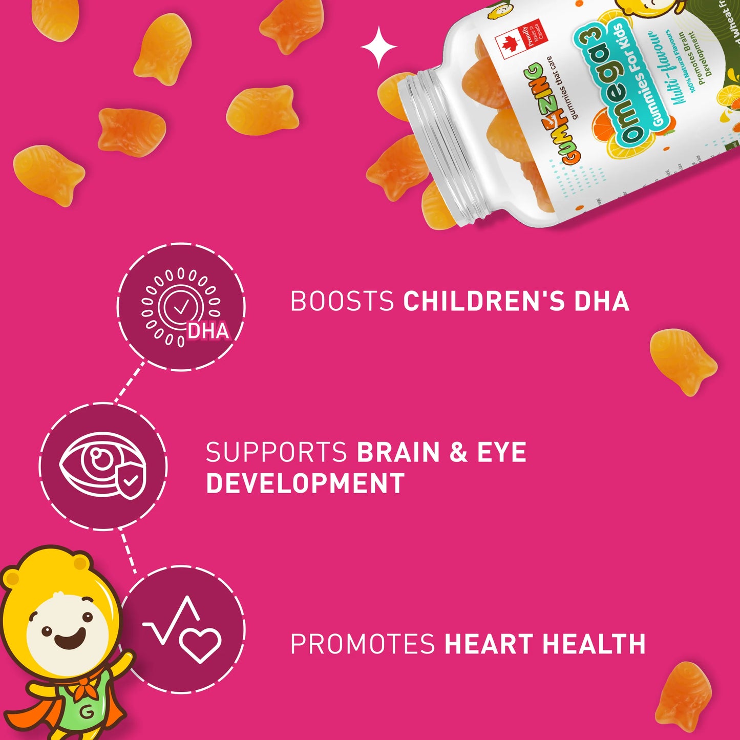 omega 3 gummies features
