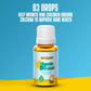 Gouttes liquides de vitamine D3 Gumazing, approvisionnement de 1 an pour la vente en gros