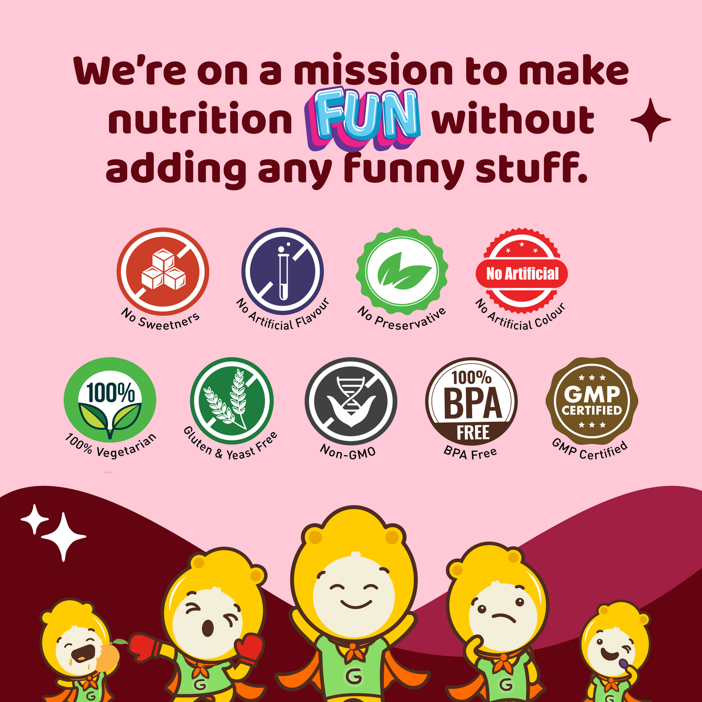 Gumazing Multivitamin & Postbiotic Gummies (For Kids) |(60 pcs) - B2B