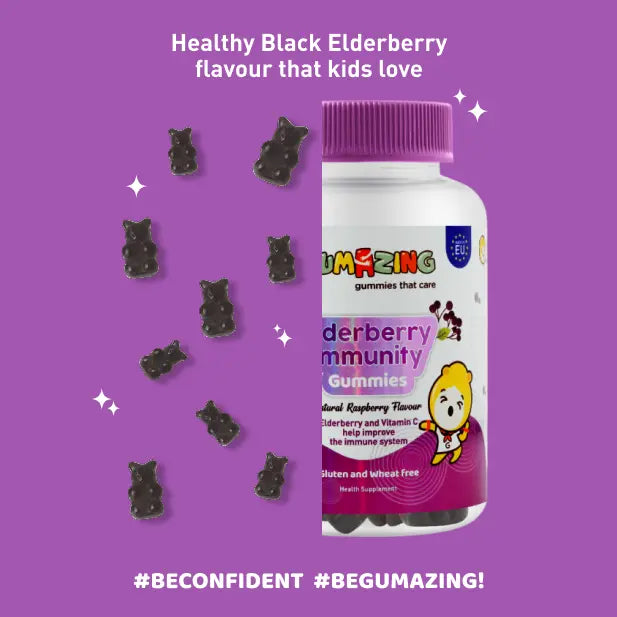 Gumazing Elderberry Gummies | 60 Pcs (EU) Begumazing