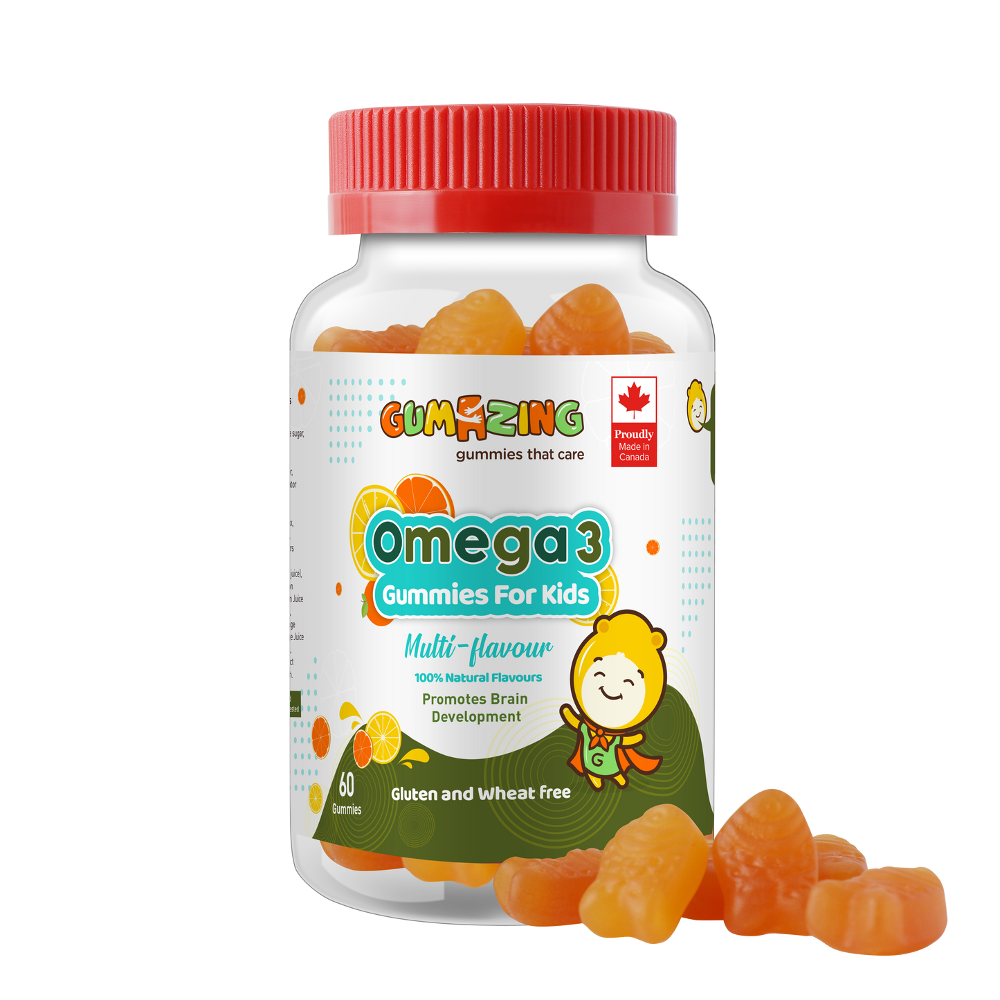 Immunity Pack | Gumazing 3 Pack Combo | Omega 3 + Vitamin C & Zinc + Multivitamin | 3 month supply