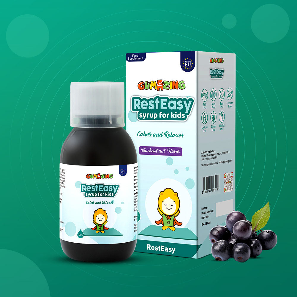 restful sleep cycle with Anxiety Syrup For Kids 