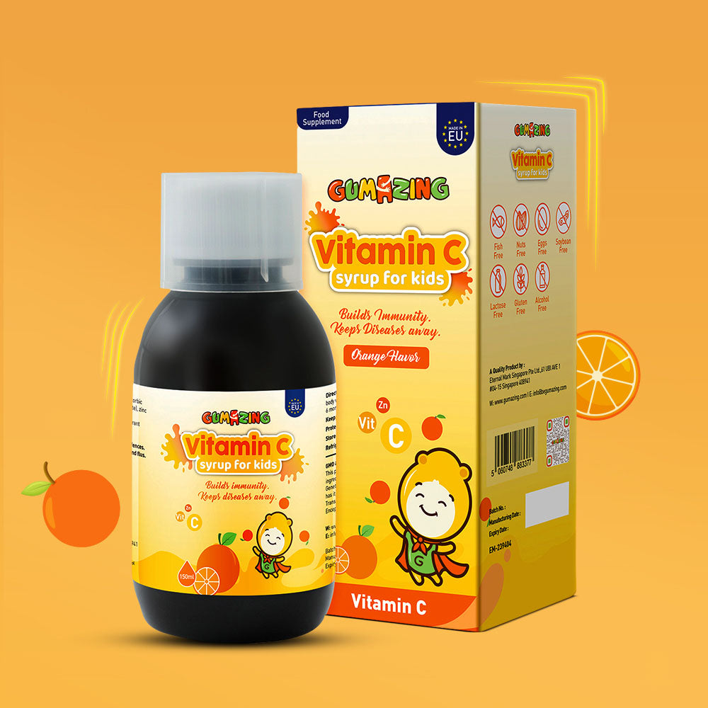 straighten immunity with Vitamin C Syrup For Kids