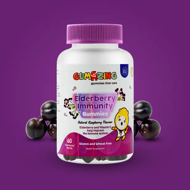 Black Elderberry Gummies for Kids | Gumazing Immune Support with Antioxidant Benefits 
