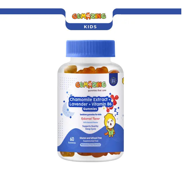 Chamomile Extract + Lavender + Vitamin B6 Gummies| Gumazing for kids to promote relaxation & support healthy sleep cycle-B2B Begumazing