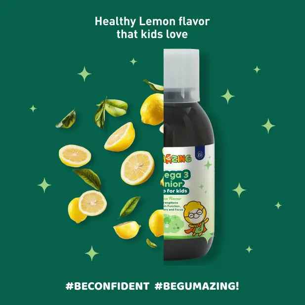 Omega 3 Junior Syrup | Gumazing kids for junior syrup for brain functioning - B2B Begumazing