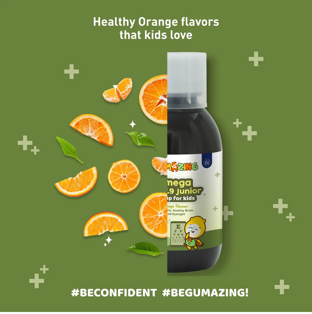 Omega 3.6.7.9 Junior Syrup | Gumazing for kids Junior Syrup for overall growth - B2B Begumazing