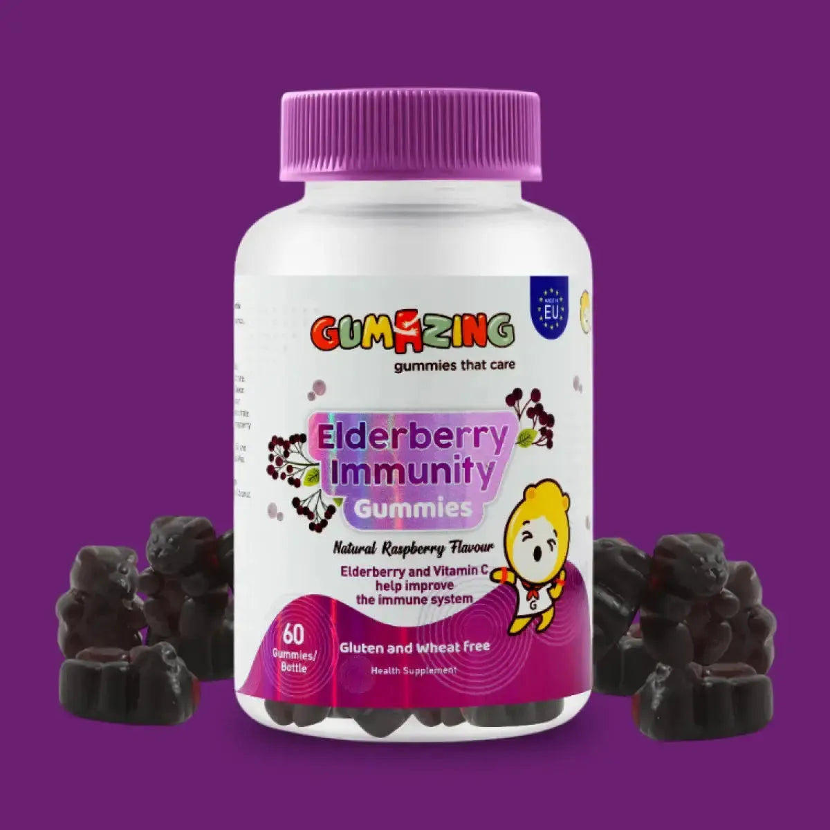 Gumazing Elderberry Immunity Vitamin Gummies