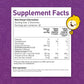 Gumazing Elderberry Supplement Facts 