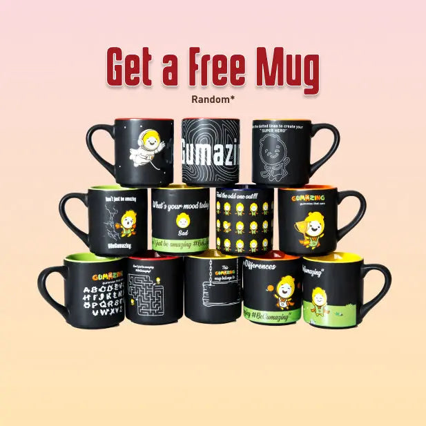 Gumazing Free Mug Offer with Wellness Plus Pack Kids Vitamins