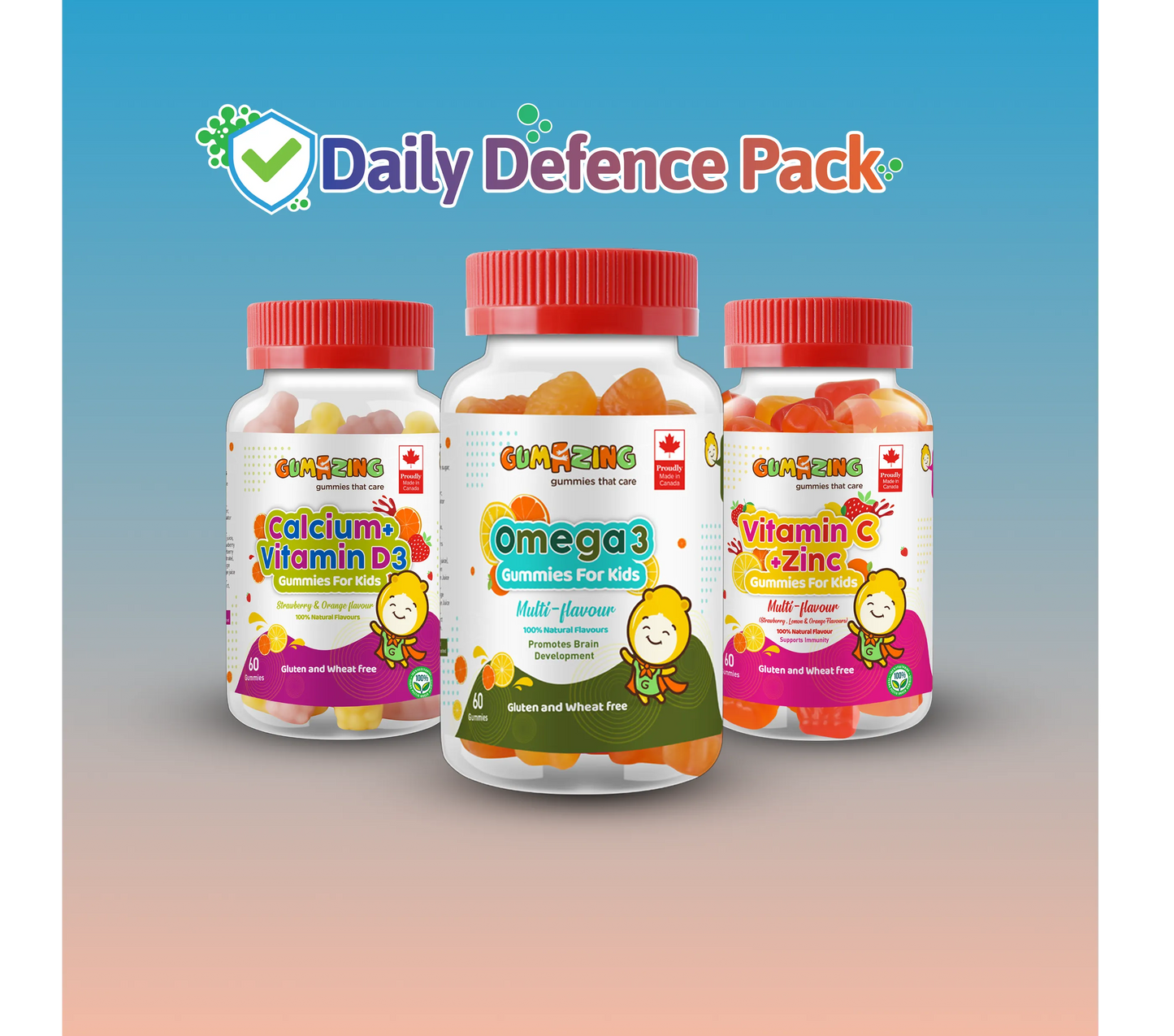 Gumazing Gummies daily defence pack