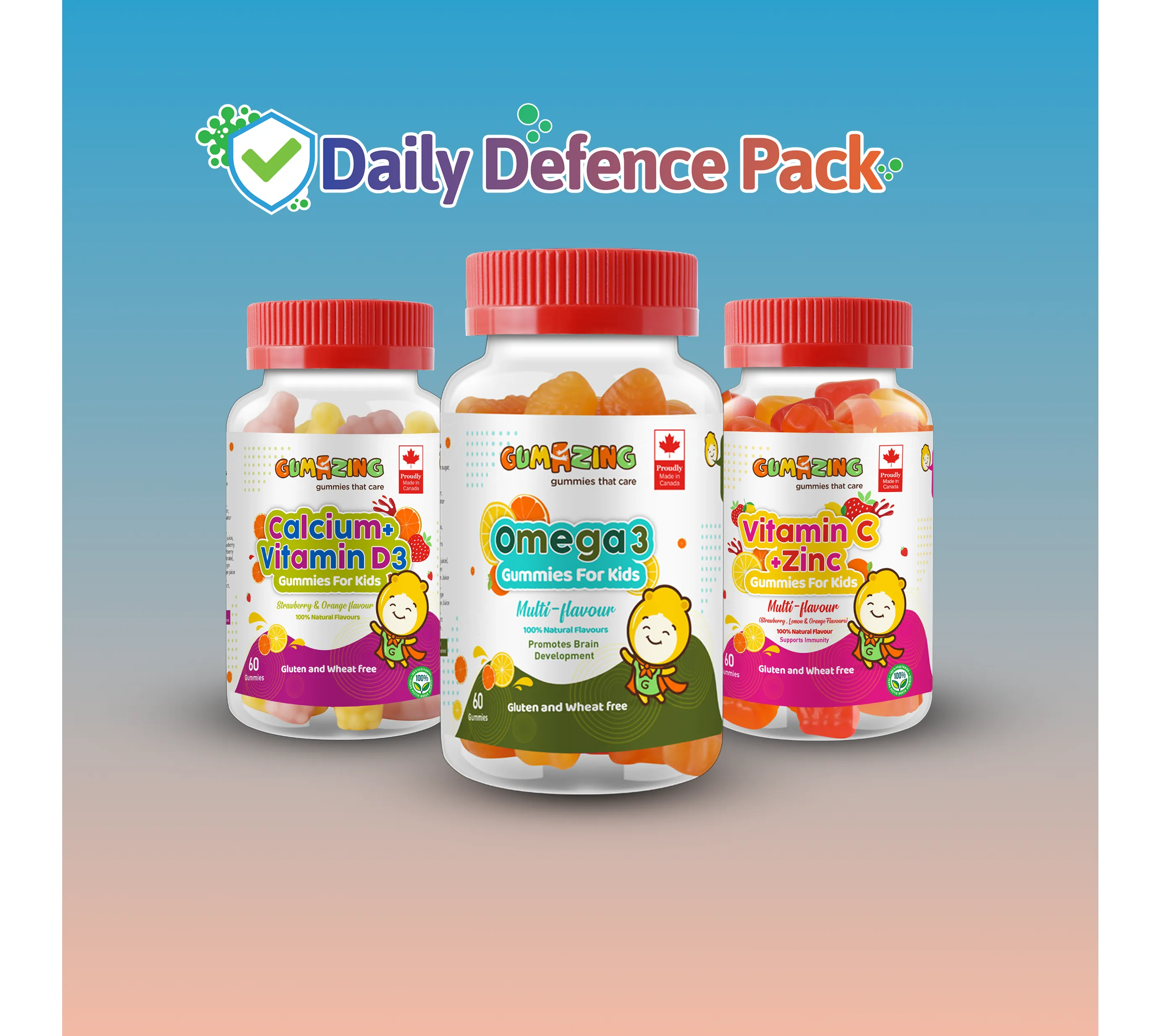 Gumazing Gummies daily defence pack