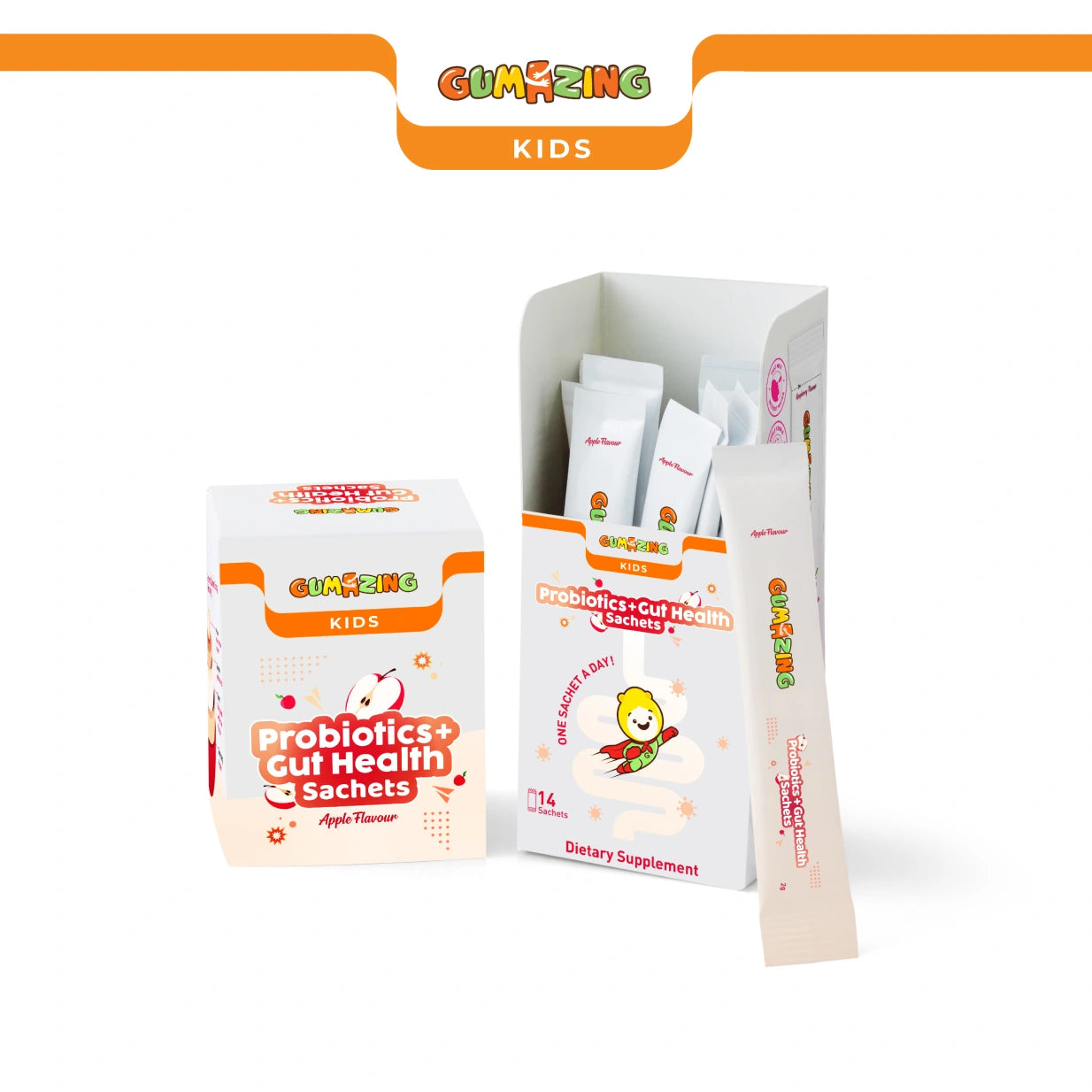 Gumazing Probiotics + gut health sachet