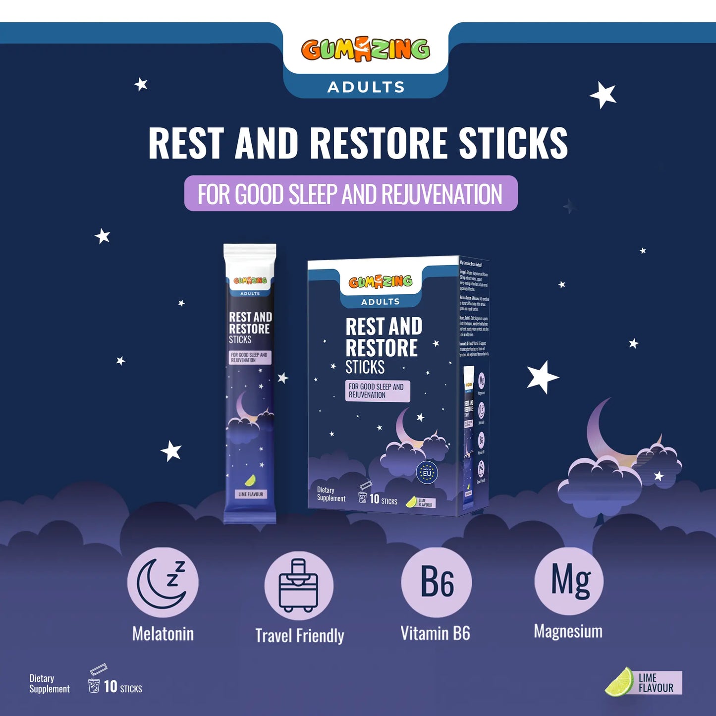 Gumazing Rest and restore sticks