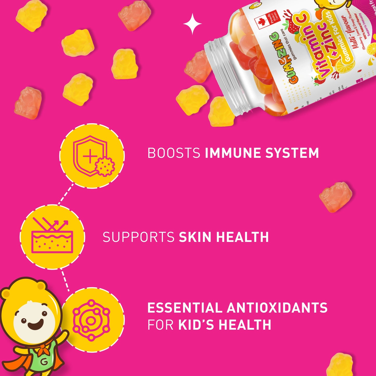 Gumazing Vitamin C + Zinc C Gummies