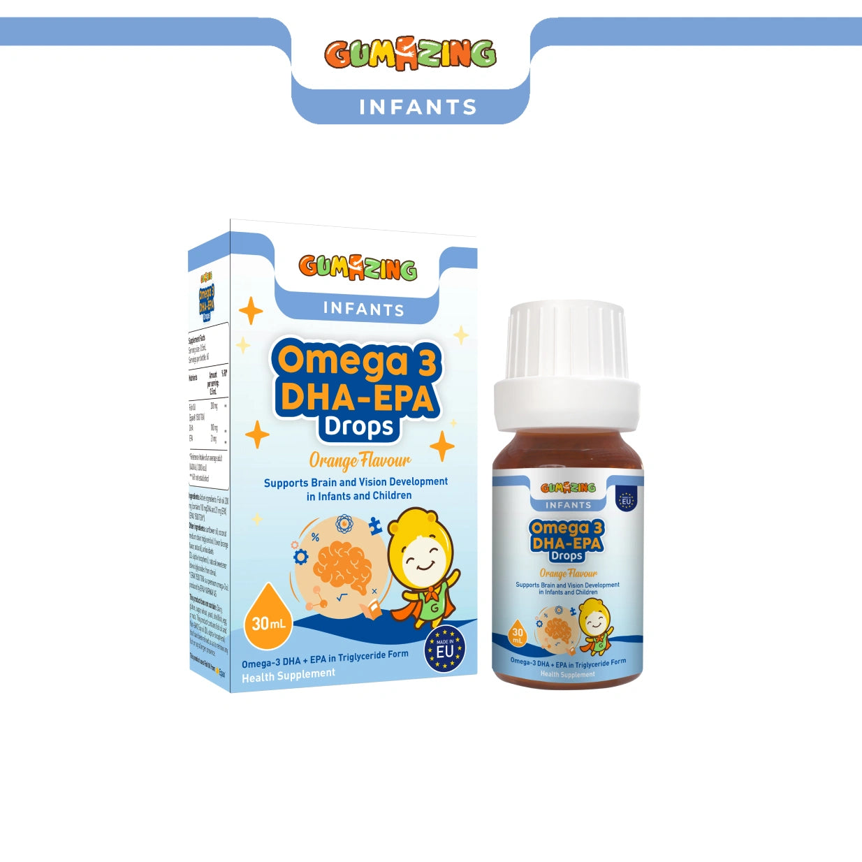 Gumazing omega 3 DHA EPA Drops