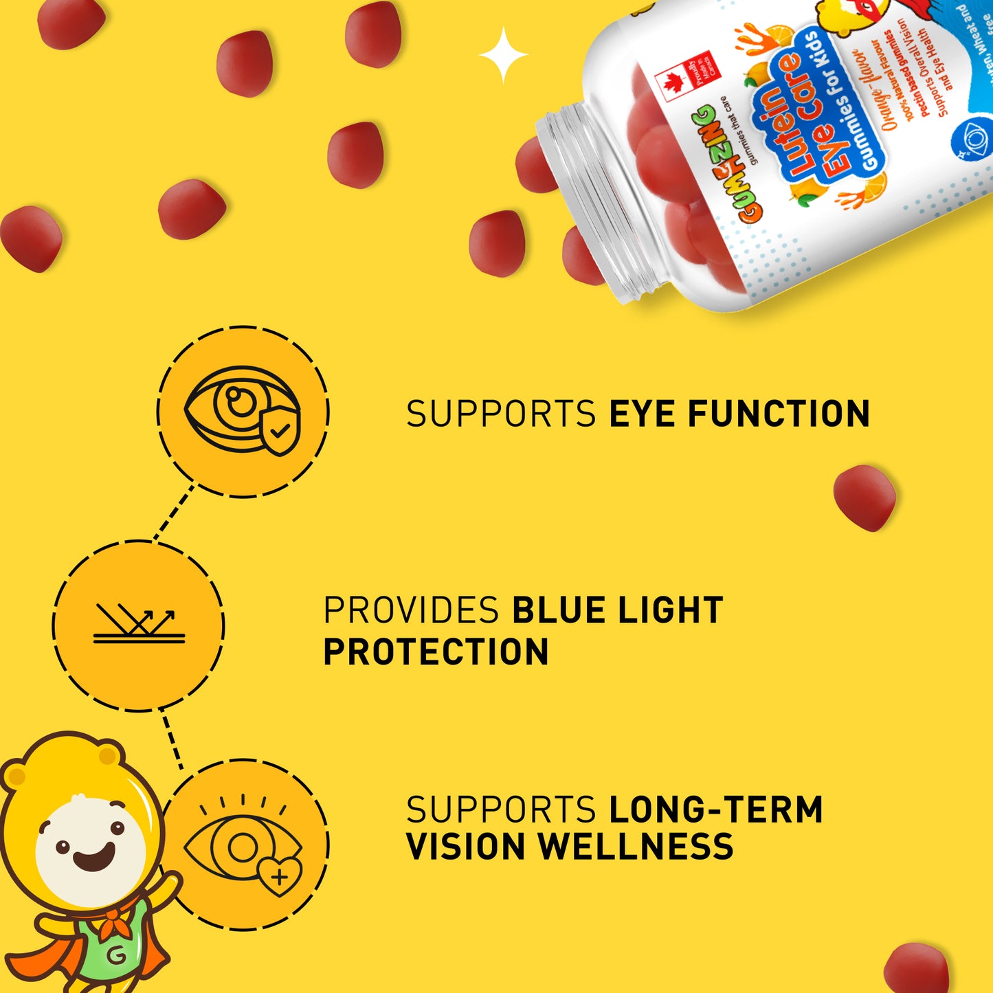 Lutein Eye Care Gummies for Kids | Gumazing Eye Health Support