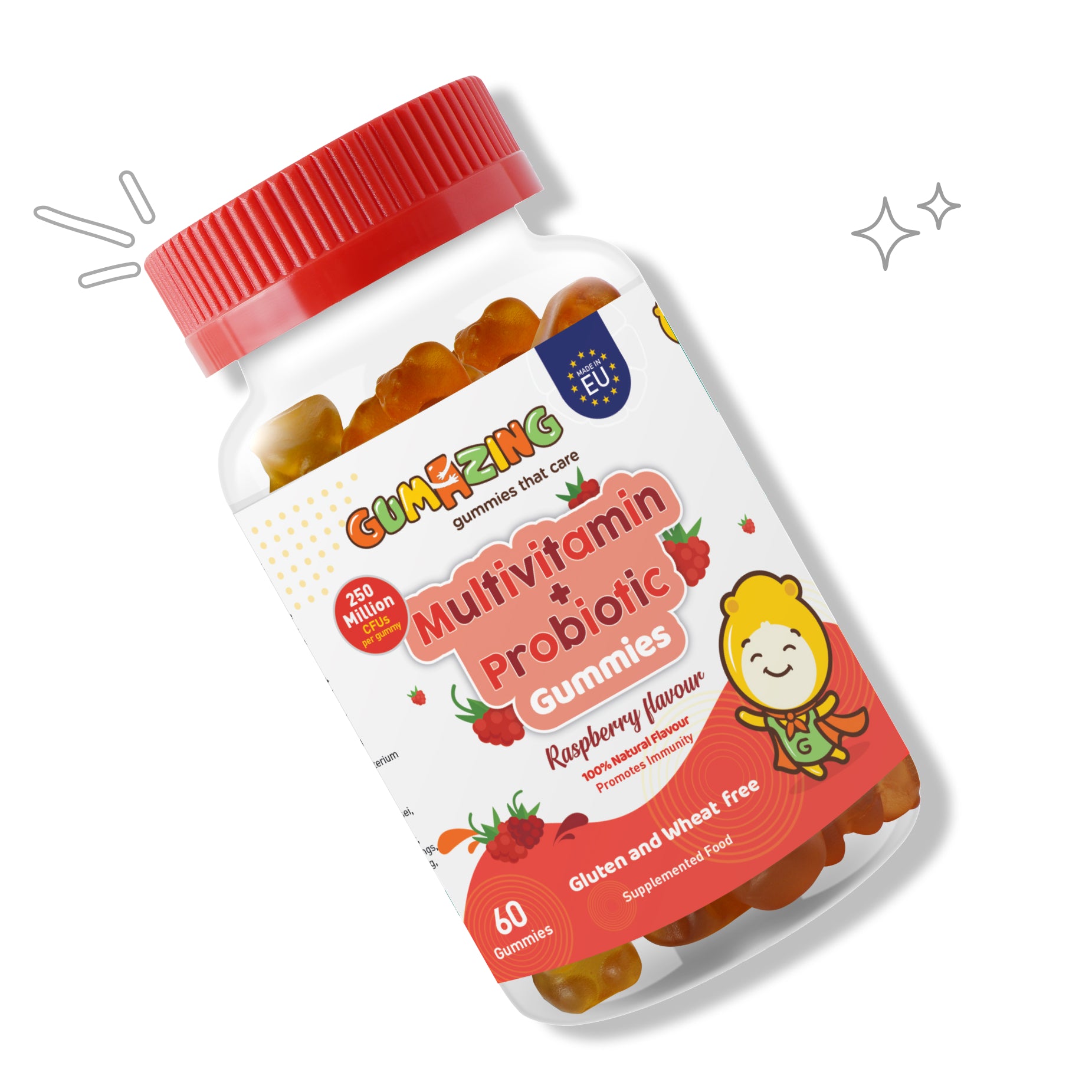 Kẹo dẻo tổng hợp vitamin + Probiotic | <tc>Gumazing</tc> Hỗ trợ sức khỏe & tiêu hóa cho trẻ