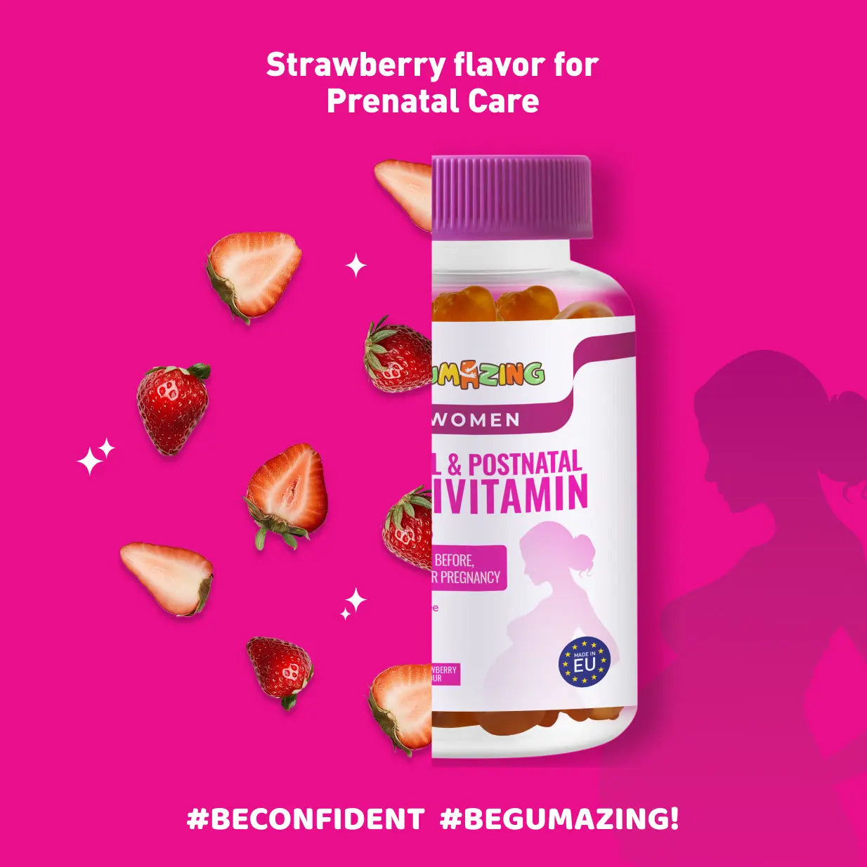 Prenatal & Postnatal Multivitamin Gummies | Gumazing for adults to support women’s health before, during & after pregnancy-B2B Begumazing