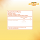 Probiotics gummies supplement facts