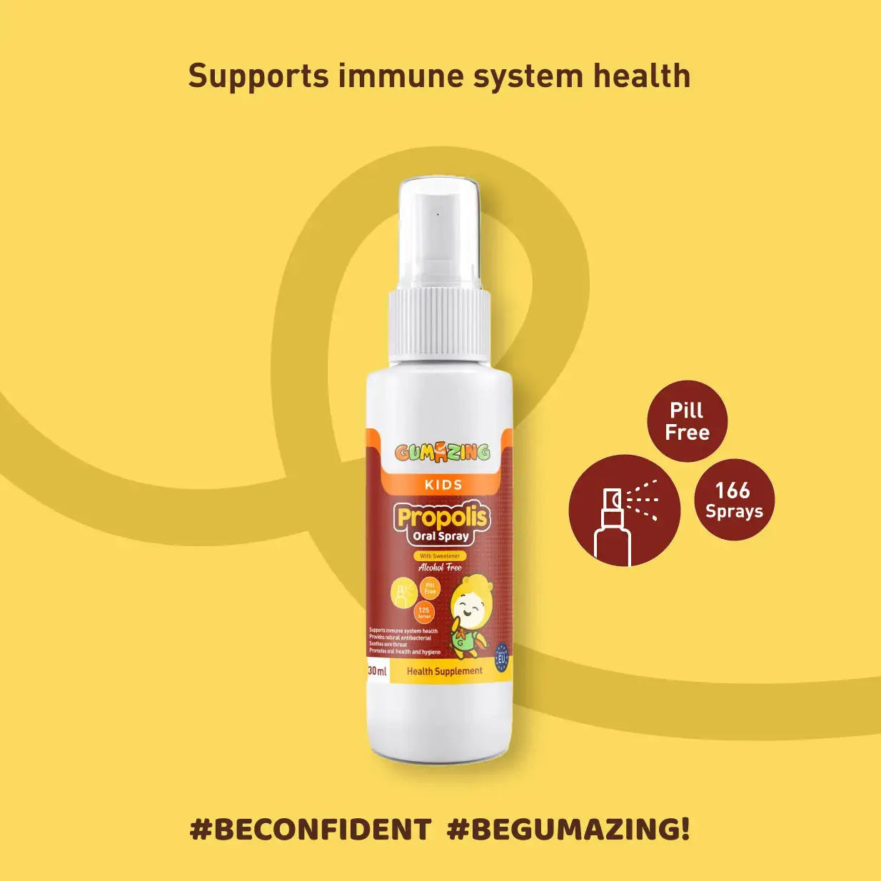 Propolis Oral Spray | Gumazing Kids Oral Spray for immunity - B2B Begumazing