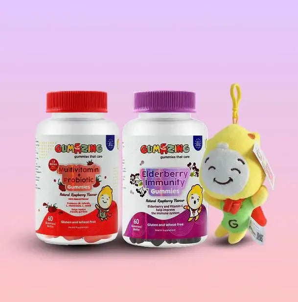 Vital Shield Pack | Multivitamin + Probiotics and Elderberry Gummies Gumazing Vitamins