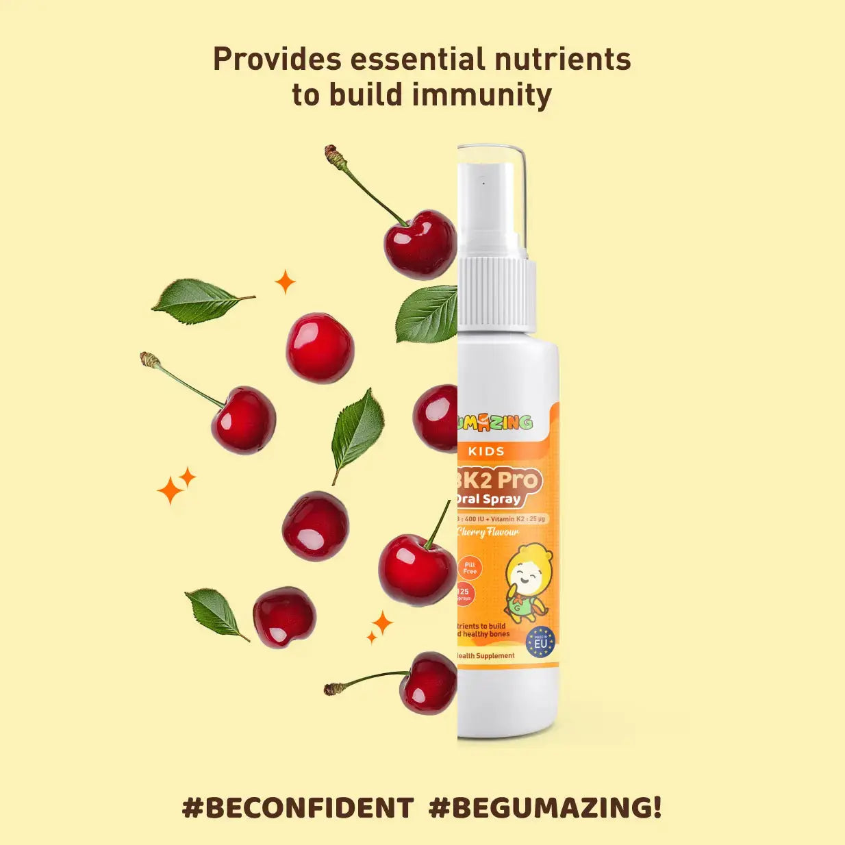 D3K2Pro Oral Spray for Kids | Vitamin D3 & K2 for Immunity and Bone Health for wholesale - B2B Begumazing