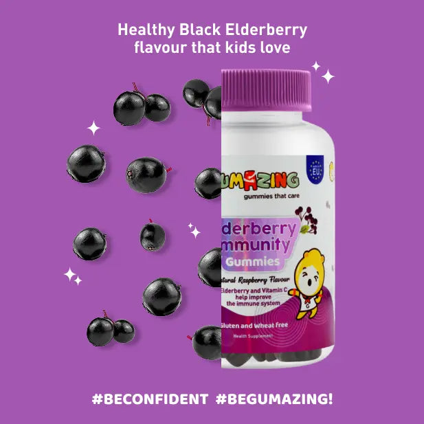 Black Elderberry Gummies for Kids | Gumazing Immune Support with Antioxidant Benefits for wholesale - B2B Begumazing