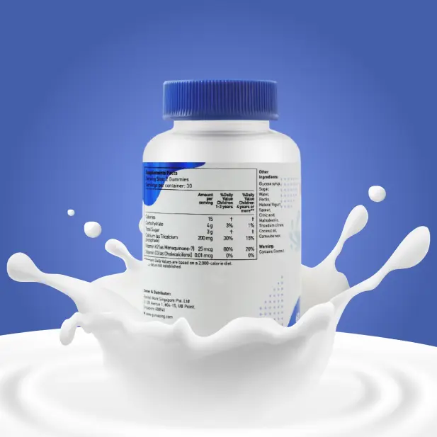 Calcium + D3 + K2 Gummies | Gumazing Kids Bone Health Support for wholesale - B2B Begumazing