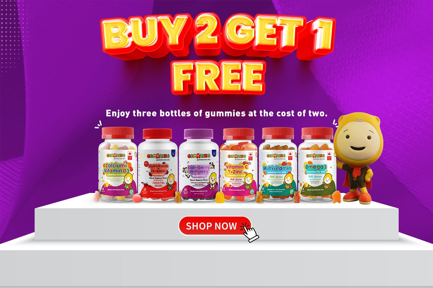 Buy 2 Get 1 Free Offer