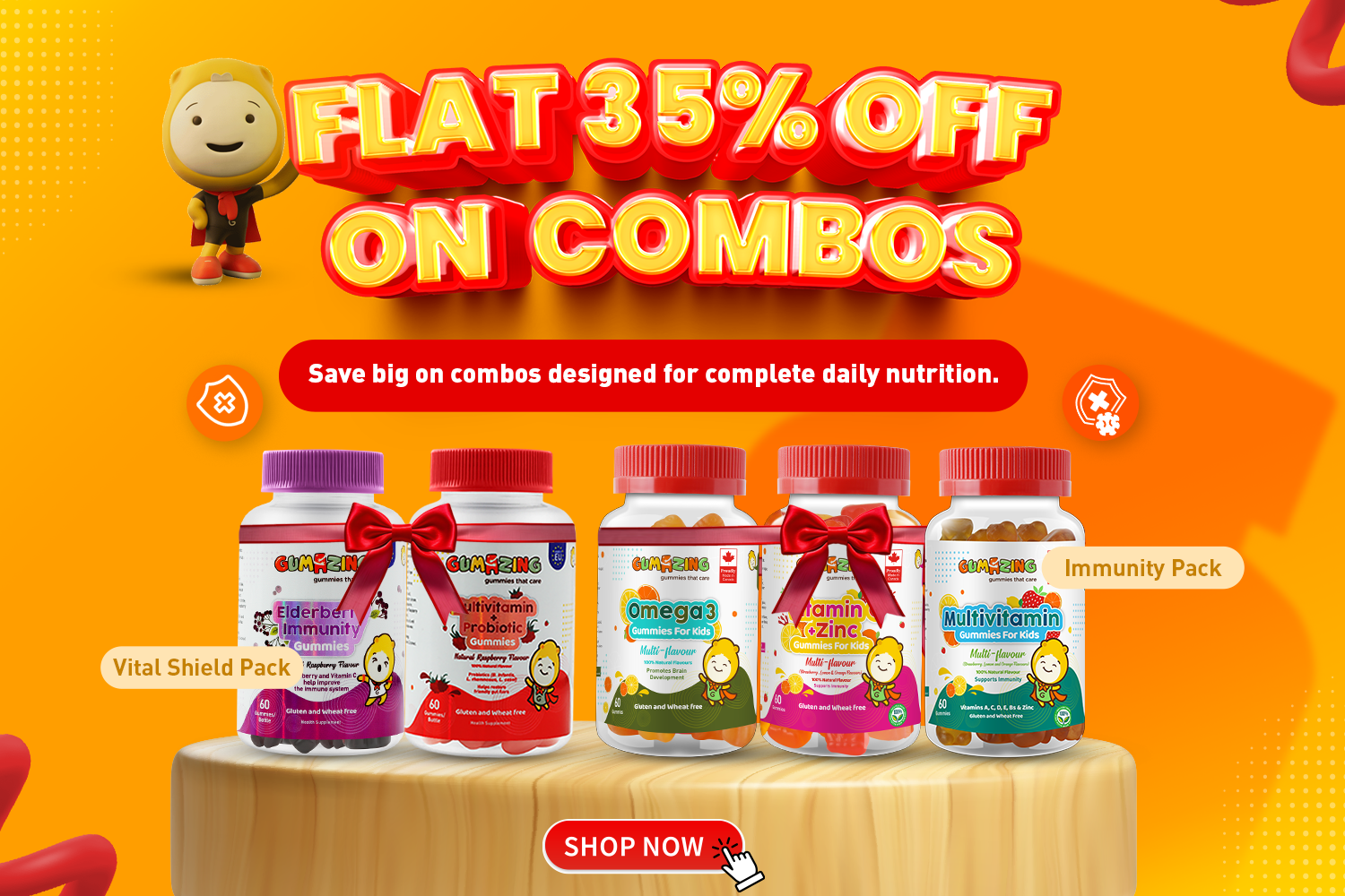 Flat 35% off on Combos