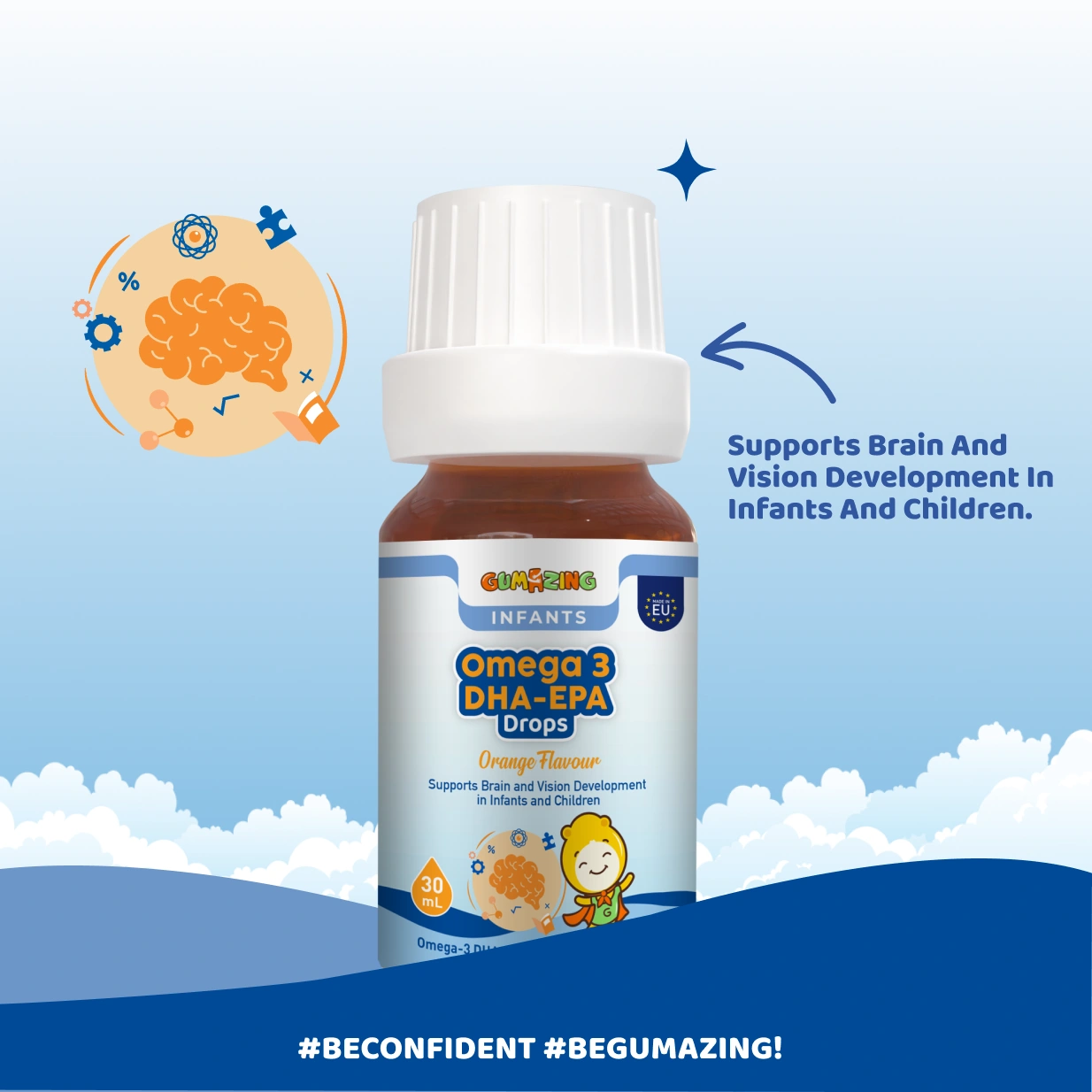 <tc>غومازينغ</tc> قطرات أوميغا 3 DHS-EPA بالجملة - B2B