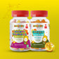 Combo 2 Gói Gumazing | Canxi & Vitamin D3 + Omega 3, cung cấp 2 tháng