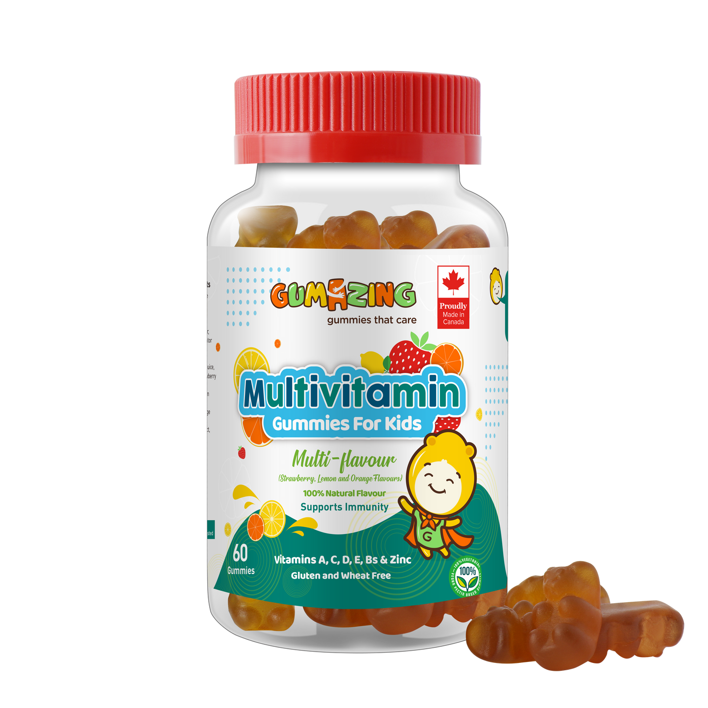 Gumazing Multivitamin Gummies (60 pcs), 1 mois d'approvisionnement pour la vente en gros