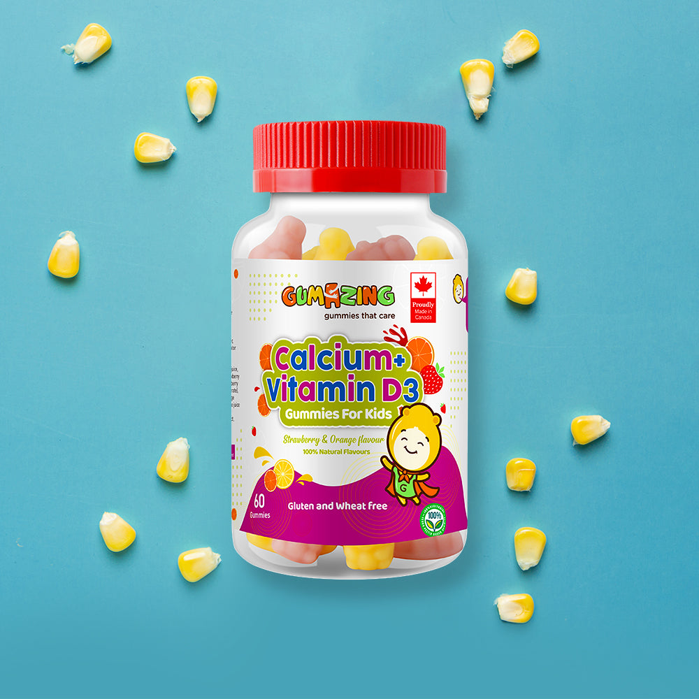 Gumazing Calcium & Vitamin D3 Gummies (60 pcs), 1 month supply