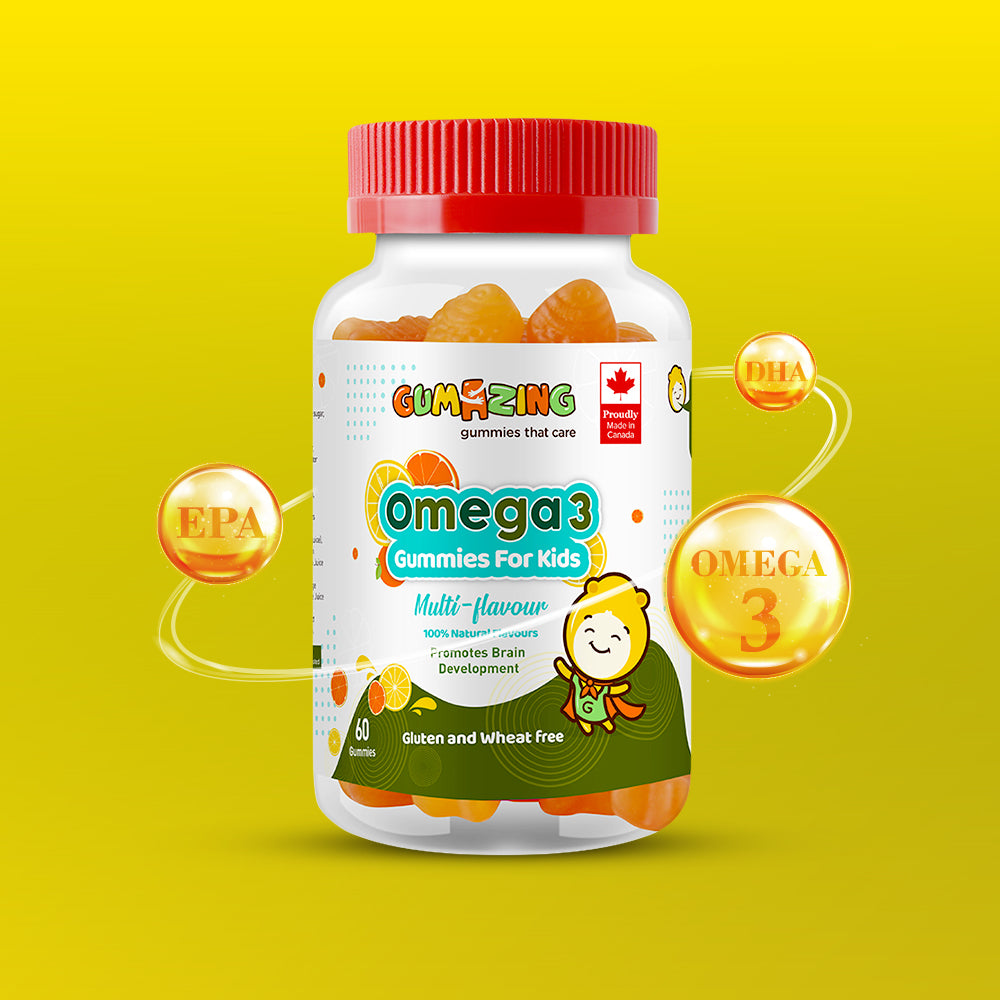 Kẹo dẻo Gumazing Omega 3 (60 viên), dùng 1 tháng