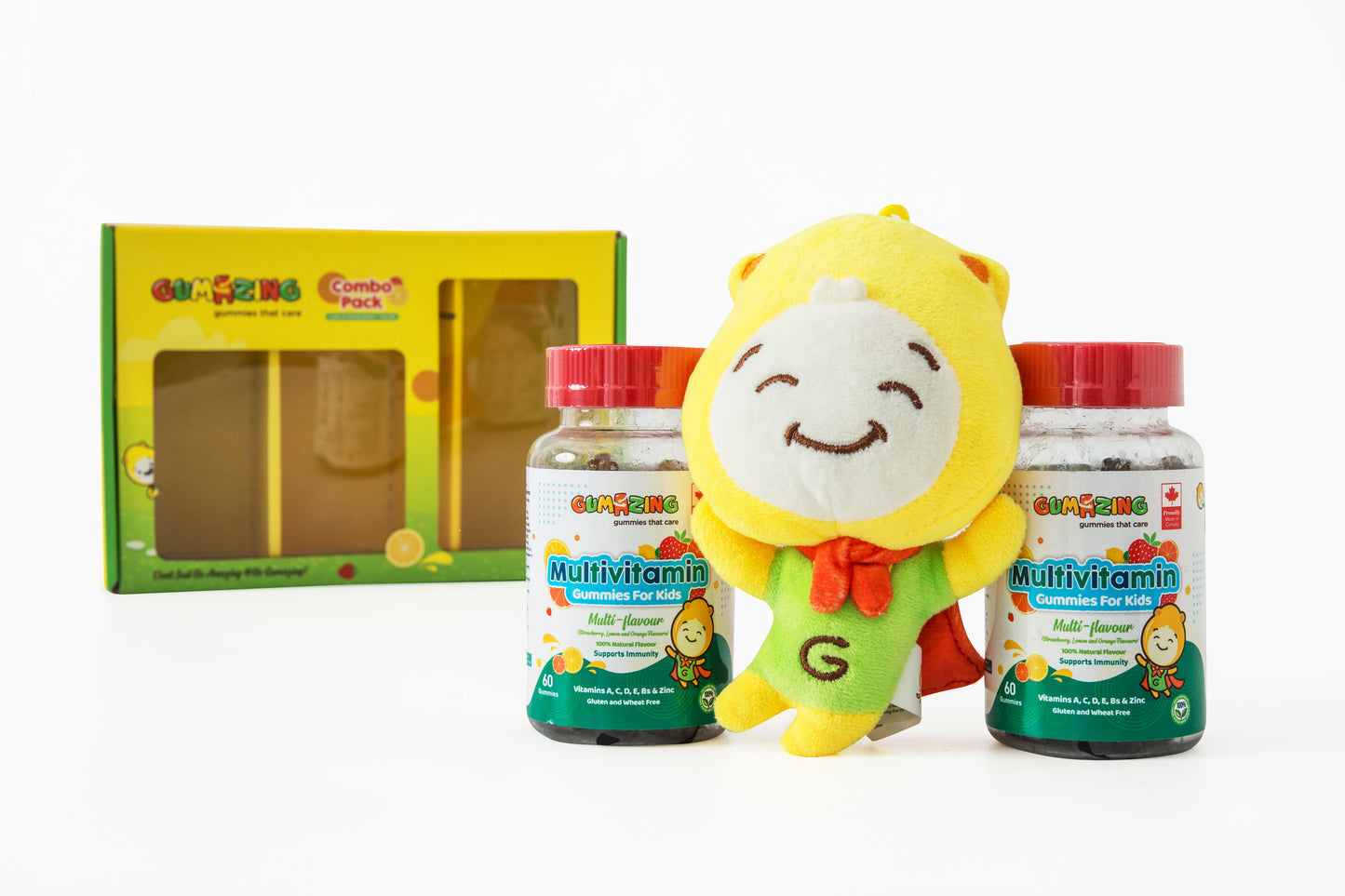 Gomas multivitamínicas Gumazing (60 unidades), fornecimento de 1 mês para atacado